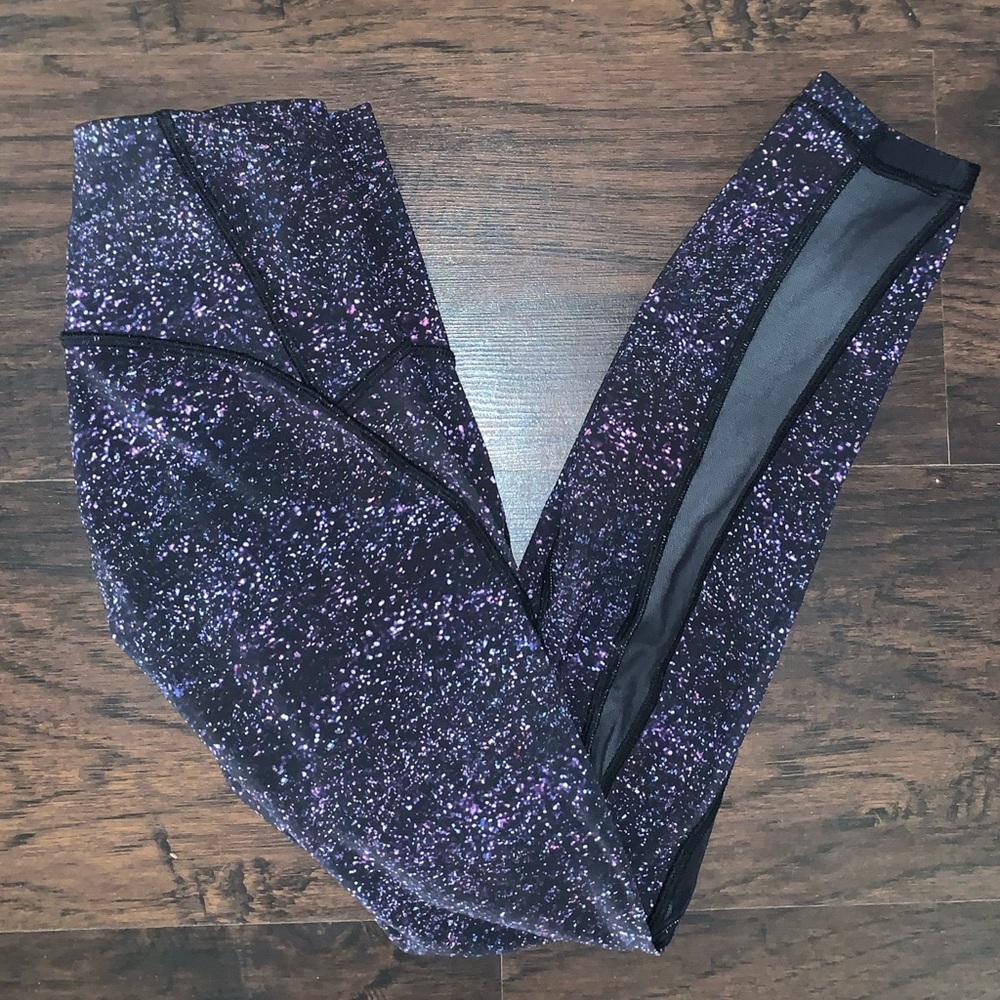 Lululemon Crystalline Purple Train Times 7/8 Pants